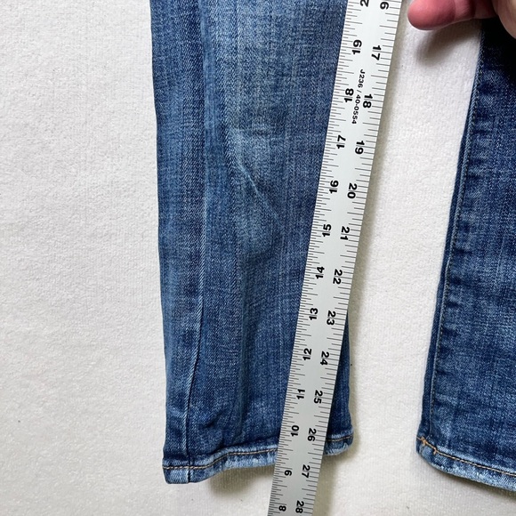 American Eagle Skinny Stretch Jeans Womens 4 Short Blue Denim Comfy pants 2496 - Picture 7 of 11